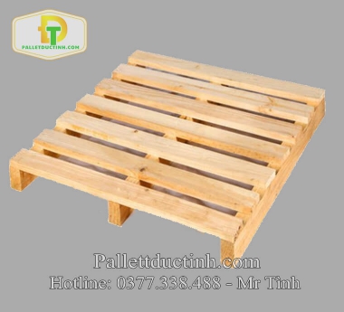 Pallet gỗ 2 hướng nâng tải trọng 2.5 tấn - Pallet Gỗ Đức Tình - Công Ty TNHH SX - TM DV Pallet Đức Tình